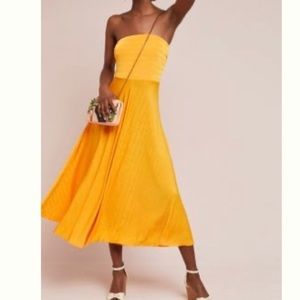 Anthropologie Maeve Strapless Dress